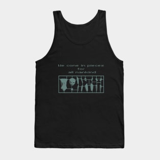 "we came in pieces for all mankind" Tank Top